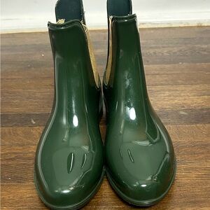 Green Ralph Lauren Ankle Rain Boots